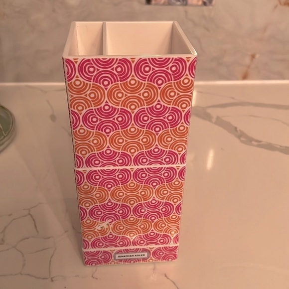 Set of 3 Jonathan Adler Circle Ornaments Lot Organizers Desk Set Stackable - Picture 7 of 8